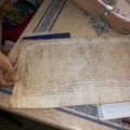 Localizan en Baio un manuscrito en gallego de 1452