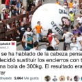 Poco se ha hablado de la cabeza pensante que decidió sustituir los encierros con toros por una bola de 300kg