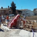 Vecinos de Murcia levantan barricadas para paralizar el “muro” que dividirá la ciudad
