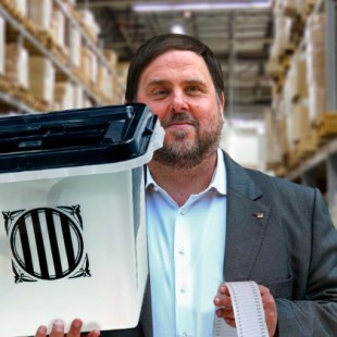 Oriol Junqueras lleva toda la mañana haciendo cola en Ikea para devolver las urnas y recuperar el dinero