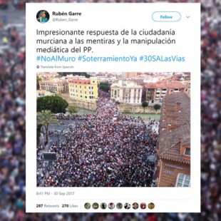 Mientras todos miramos a Cataluña, donde se está armando una rebelión ciudadana es en Murcia