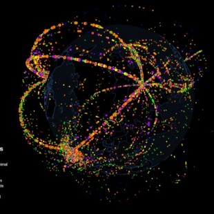 Mapa interactivo del comercio global actual [ENG]
