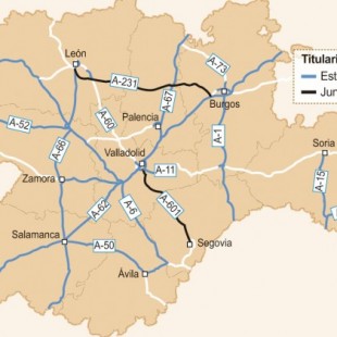 El plan de las constructoras para cobrar en las autovías en Castilla y León 10 céntimos por km