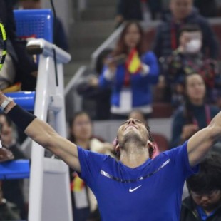 Rafa Nadal, campeón del Masters de Pekín al derrotar a Kyrgios