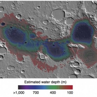 Las fuentes hidrotermales del antiguo mar de Eridania en Marte