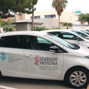 El Hospital General de Valencia se ahorra 11.500 euros al año gracias a los coches eléctricos