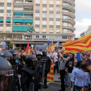 Un detenido por las agresiones de la ultraderecha en la fiesta del 9 d'Octubre en Valencia
