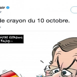 La viñeta de un diario de Quebec sobre Rajoy y Cataluña