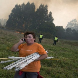 Galicia lucha contra una oleada de incendios