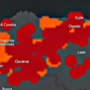 Dónde seguir en tiempo real la evolución de los incendios de Galicia y Asturias