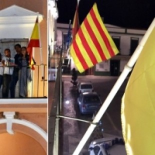 Un pueblo extremeño decide izar la bandera de Cataluña