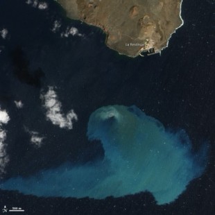 El hierro que expulsa el volcán Tagoro crea a una explosión de biodiversidad marina