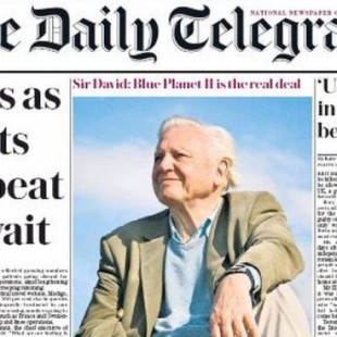 El Telegraph pone en duda en portada las declaraciones de Dastis sobre las "imágenes falsas"