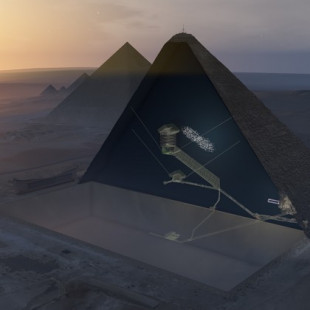 Rayos cósmicos revelan una nueva gran estructura interna en la Gran Pirámide [EN]