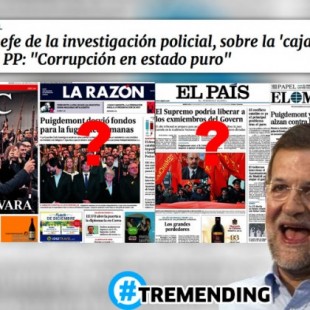 La prensa 'seria': Un jefe de la UDEF dice que Rajoy cobró sobresueldos “indiciariamente”: ¿tú lo has visto en las porta