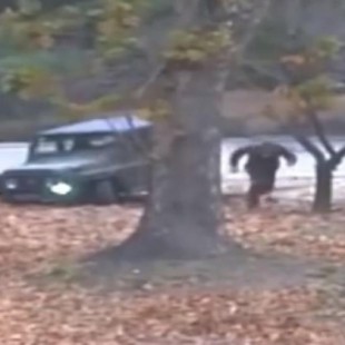 El vídeo del momento de la deserción del soldado norcoreano