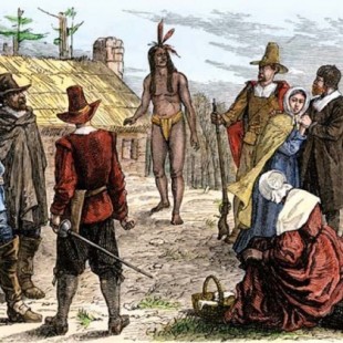 Samoset, el primer nativo que contactó con los peregrinos del Mayflower, les sorprendió porque ya hablaba inglés