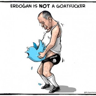 Erdogan y su guerra permanente contra las viñetas