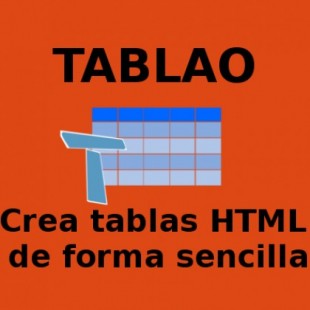 Tablao, la forma más sencilla de crear tablas HTML