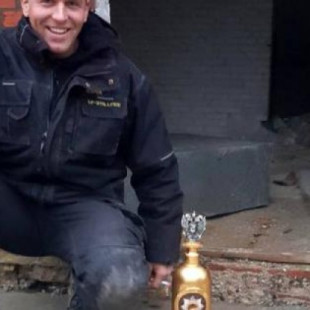 Hallan vacía una botella de vodka de 1,1 millón de euros robada en Copenhague