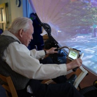 Bicicleta estática con Google Street View, ayuda a los enfermos de Alzheimer a recordar