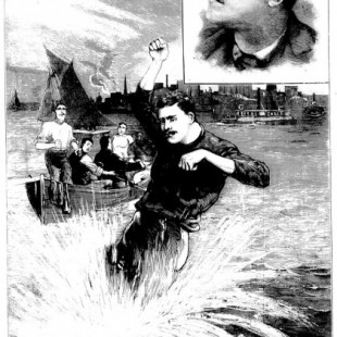 El hombre que batía récords saltando desde puentes (1886-1888)