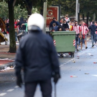 Las conexiones de los ultras del Sporting con el neonazismo preocupan en Gijón
