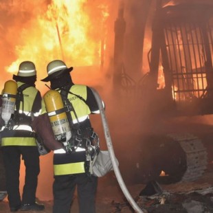 Arden las excavadoras en Munich en protesta contra la 'gentrificación' [DEU]
