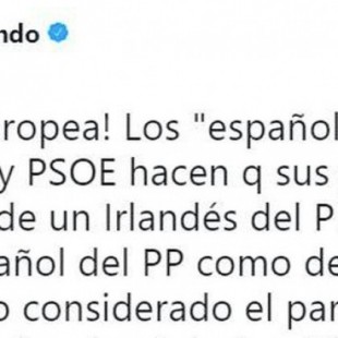 Tres mentiras en 277 caracteres: el tuit de Rafael Hernando sobre el varapalo de la Eurocámara a De Guindos