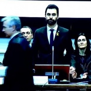 La cúpula judicial en Cataluña abandona un acto tras hablar Torrent de "presos políticos"