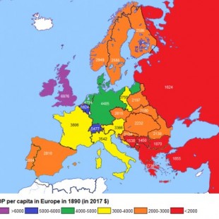 PIB per Capita en Europa en 1890 (en $ de 2017) [EN]