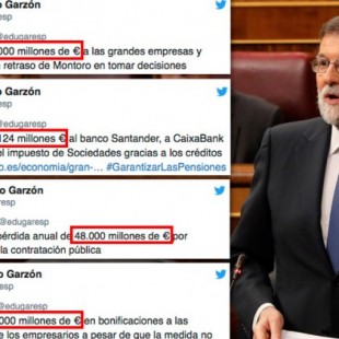Para pensiones no, para rescatar autopistas sí: la lista de cosas para las que sí hay dinero con el Gobierno de Rajoy