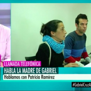 La madre de Gabriel llama al programa de Ana Rosa para afear en directo la labor de un periodista