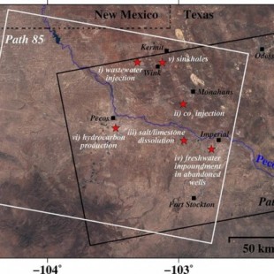 Alarmantes movimientos de tierra en la cuenca petrolífera de Texas