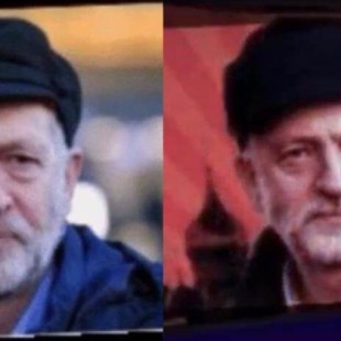 La BBC acusada de manipular la gorra de Jeremy Corbyn para hacerlo más ruso (eng)