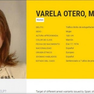 Cae Tania Varela, la "narcoabogada" gallega más buscada por la Europol, exnuera de Oubiña