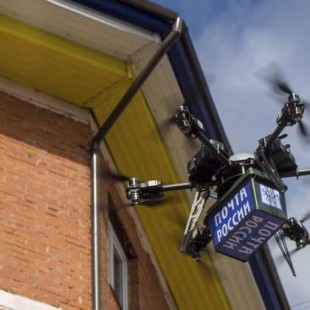 El primer dron cartero de Rusia se estrella a pocos metros de su primer envío