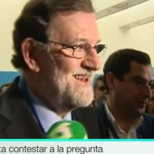 Rajoy evita con una carcajada pronuciarse sobre si Cifuentes debería dimitir