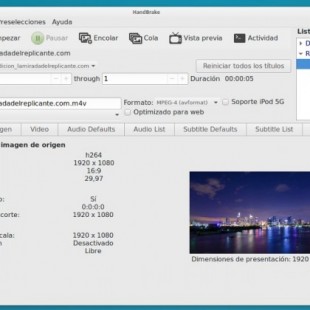 HandBrake 1.1.0: mejor interfaz y soporte Intel Quick Sync para Linux