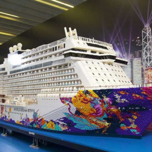 Hacen falta 2,5 millones de piezas para construir el barco de LEGO más grande del mundo