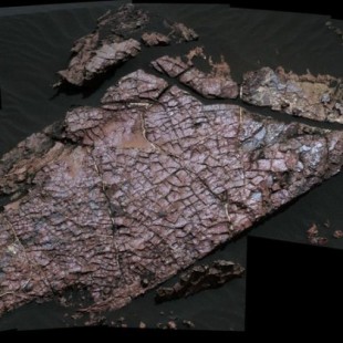 Esto fue el fondo de un lago marciano, que se secó