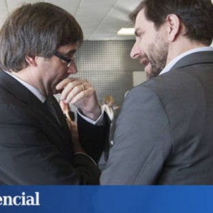 Puigdemont y Comín votan en el Parlament pese al anuncio de Cs de recurrir al TC