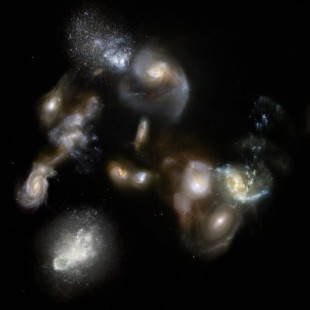 Megafusiones de antiguas galaxias
