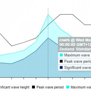 Una ola récord de 23,8 metros, registrada al sur de Nueva Zelanda (ING)