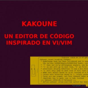 Kakoune, un buen editor de código como alternativa a Vim