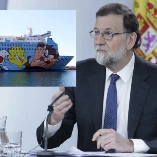 Rajoy estudia cómo llevar el barco de Piolín a Madrid si el PSOE insiste en una moción de censura "ilegal"