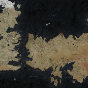 Mapas de Juego de Tronos y nuestro mundo