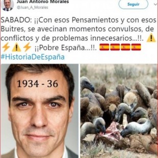 El diputado del PP premiado por la Fundación Franco compara la llegada de Sánchez con la época previa a la Guerra civil