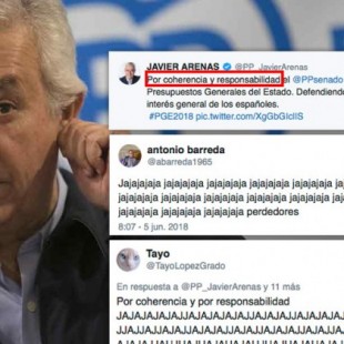 Javier Arenas dice que el PP enmendará sus propios Presupuestos por “coherencia” y los tuiteros le responden 