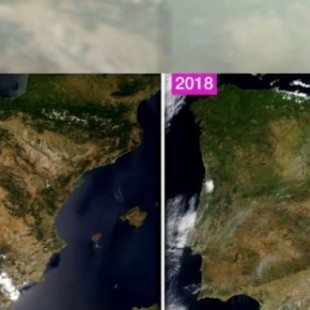 El antes y el después de un año protagonizado por las intensas lluvias: España, más verde de lo habitual